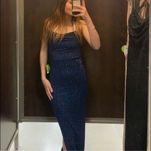 Windsor sparkly blue formal dress